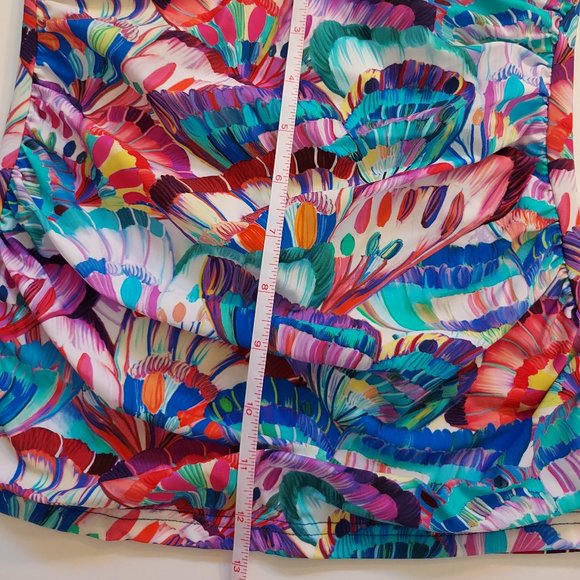 NWOT Madame Butterfly Halter Tankini Bathing Suit Top - Picture 7 of 9